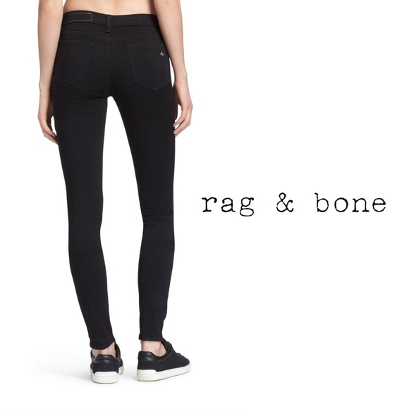rag & bone Denim - RAG & BONE | Black Twill Legging